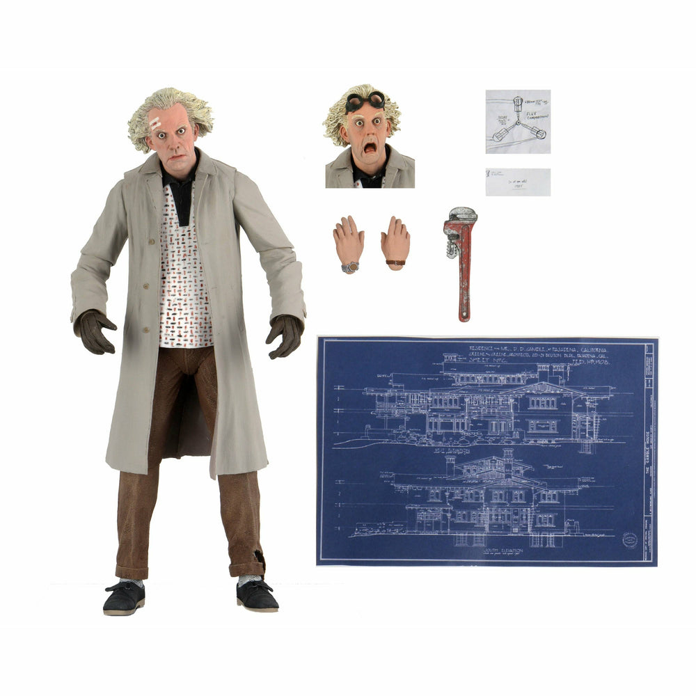 NECA Back to the Future 7" Scale Action Figure - Ultimate Doc Brown (1955) (ONLINE ORDER ONLY)