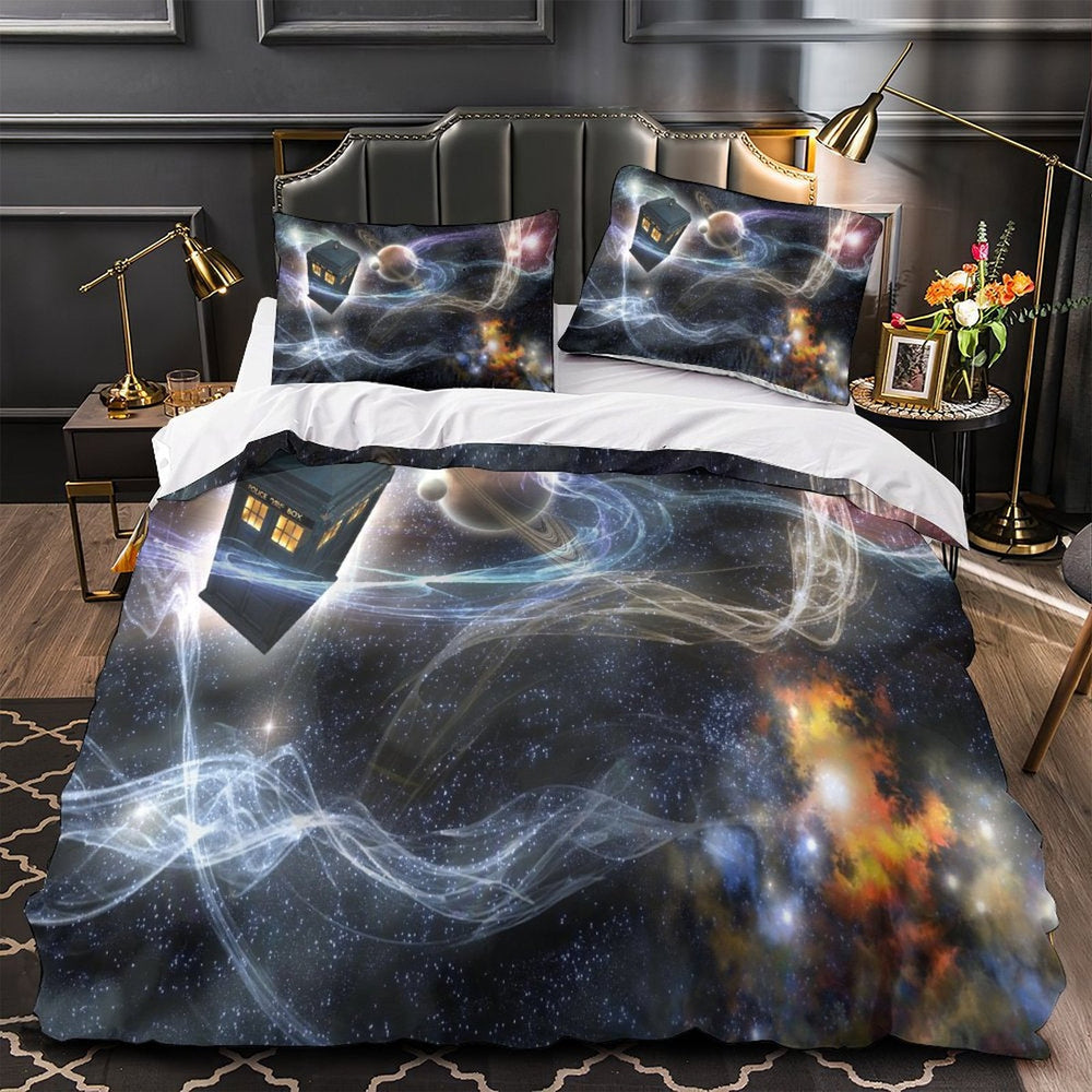 Doctor Who Bedding Set Pattern Quilt Cover Without Filler (Online Order Only)