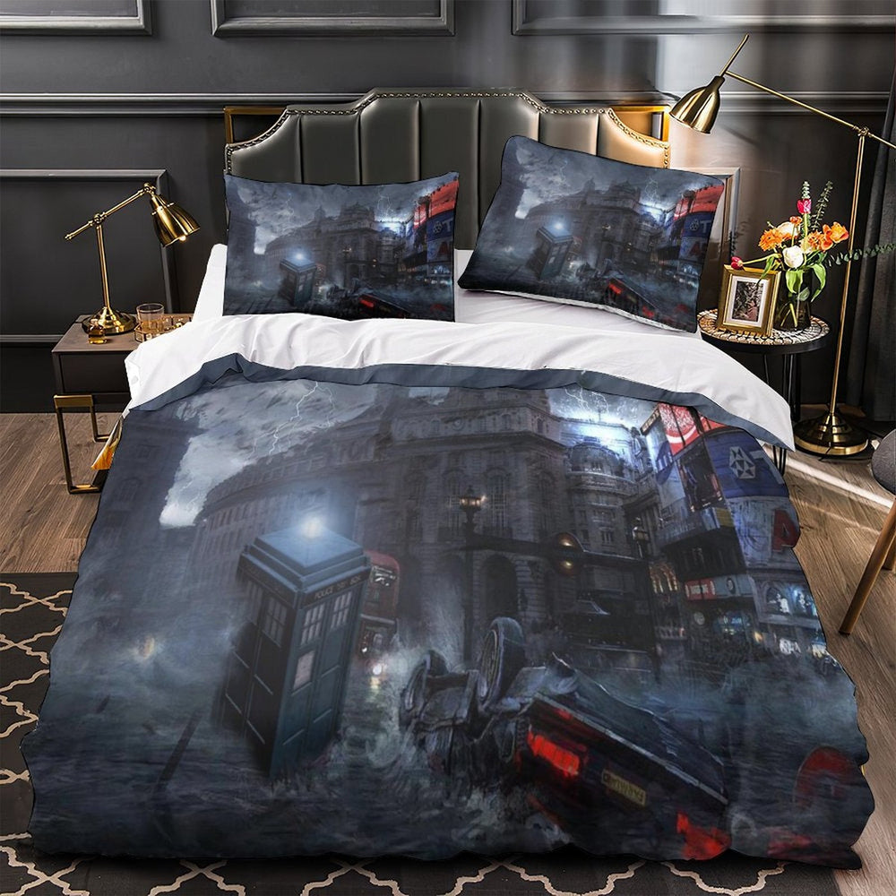 Doctor Who Bedding Set Pattern Quilt Cover Without Filler (Online Order Only)
