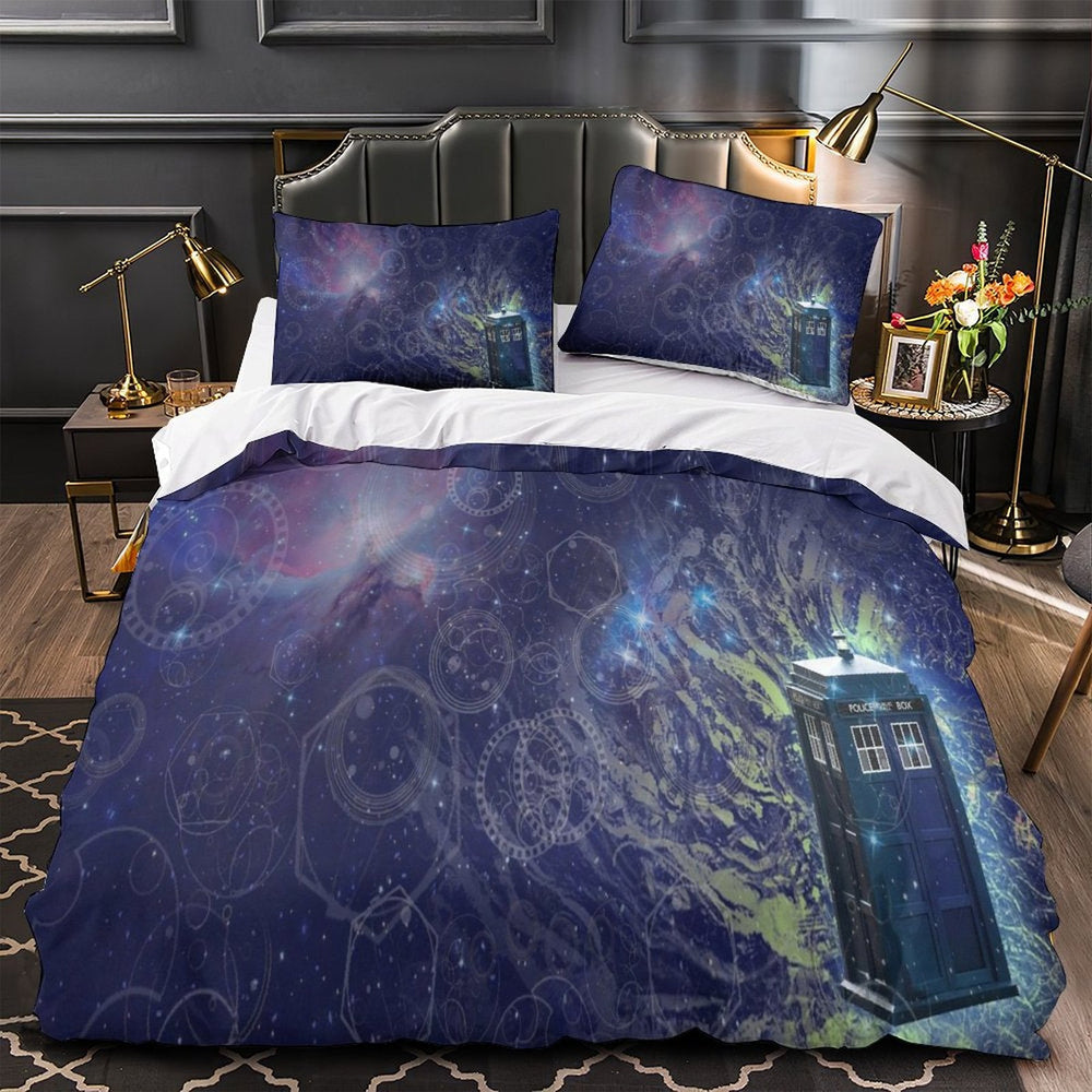 Doctor Who Bedding Set Pattern Quilt Cover Without Filler (Online Order Only)