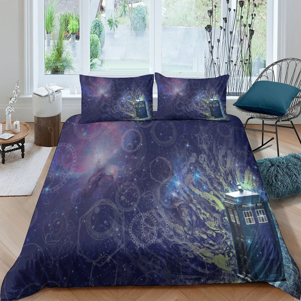 Doctor Who Bedding Set Pattern Quilt Cover Without Filler (Online Order Only)