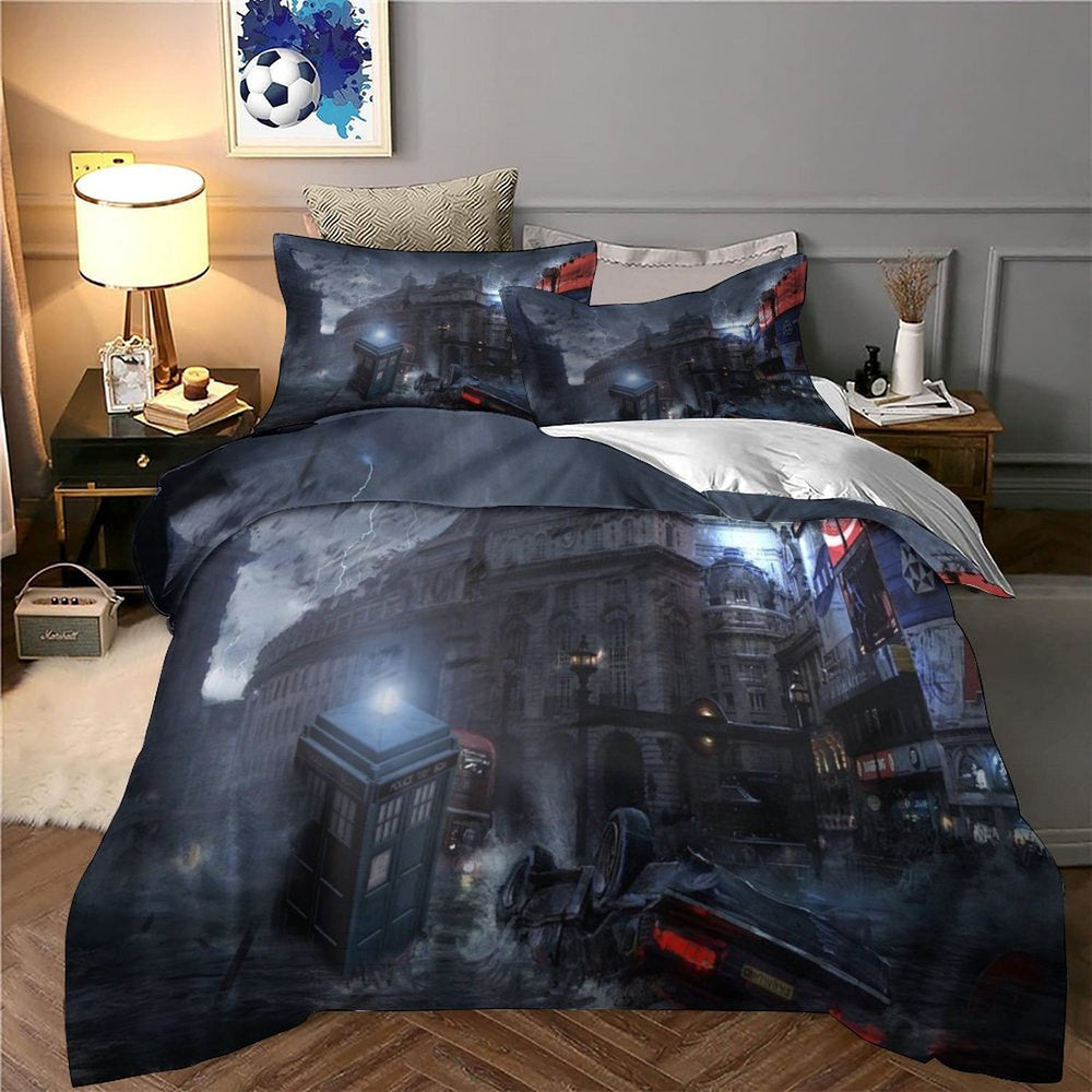Doctor Who Bedding Set Pattern Quilt Cover Without Filler (Online Order Only)