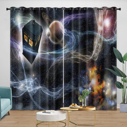 Doctor Who Curtains Blackout Window Drapes Room Decoration (Online Order Only)