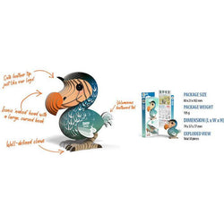 Dodo 3D Cardboard Model Kit Eugy (ONLINE ORDER ONLY)