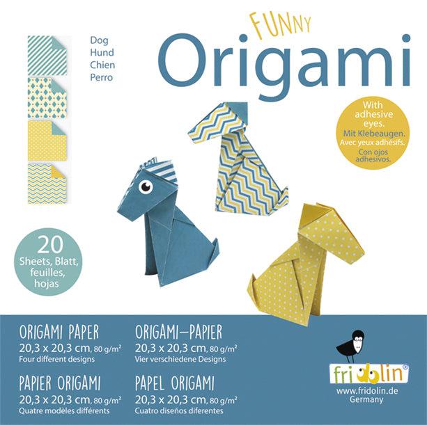 Dog Funny Origami Kit Fridolin (ONLINE ORDER ONLY)