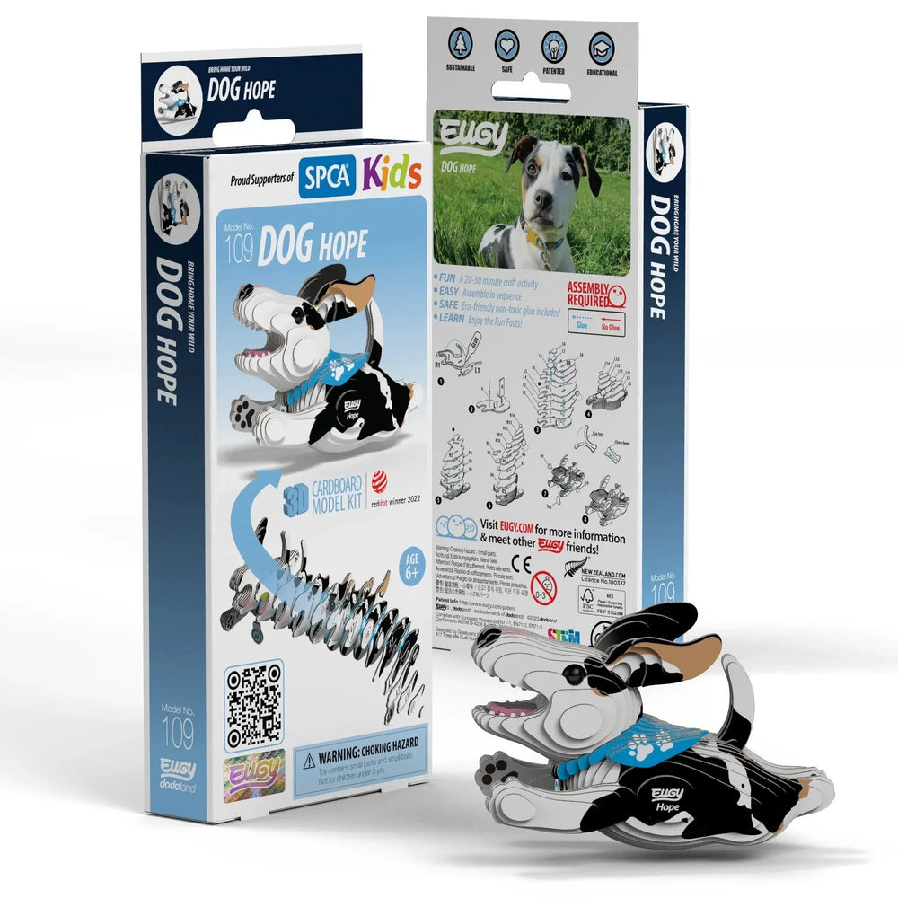 Dog Hope 3D Cardboard Model Kit Eugy (ONLINE ORDER ONLY)