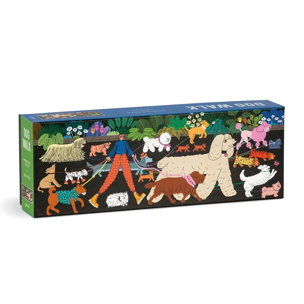 Dog Walk 1000 Piece Panoramic Jigsaw Puzzle Galison (ONLINE ORDER ONLY)