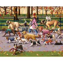 Dog Walker 1000 Piece Jigsaw Puzzle Boardwalk (ONLINE ORDER ONLY)