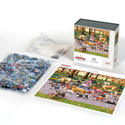 Dog Walker 1000 Piece Jigsaw Puzzle Boardwalk (ONLINE ORDER ONLY)