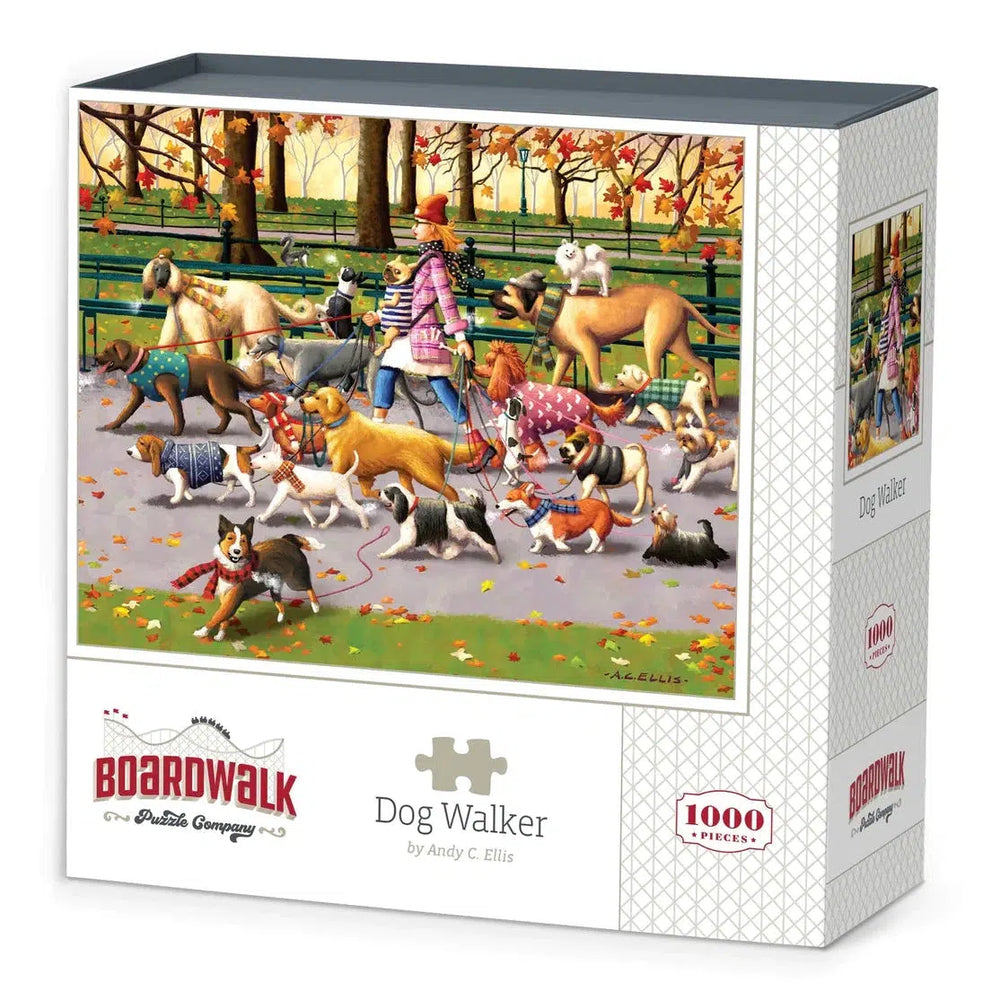Dog Walker 1000 Piece Jigsaw Puzzle Boardwalk (ONLINE ORDER ONLY)