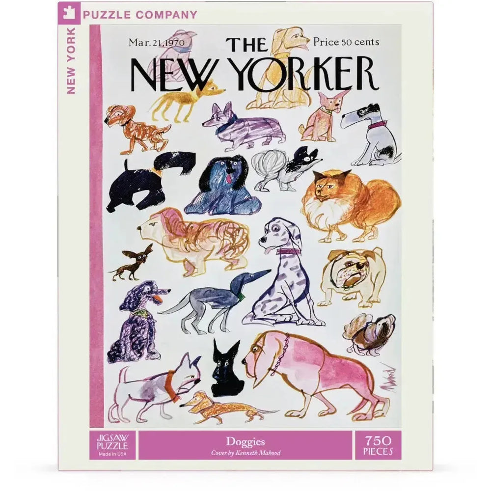 Doggies 750 Piece Jigsaw Puzzle NYPC (ONLINE ORDER ONLY)