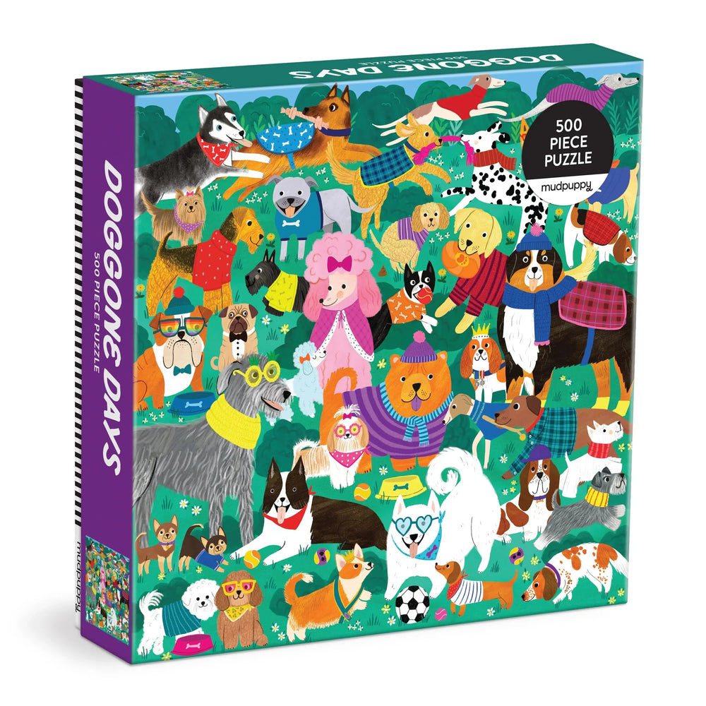 Doggone Days 500 Piece Jigsaw Puzzle Mudpuppy (ONLINE ORDER ONLY)