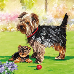 Dogs Crystal Art Card Kit Craft Buddy (ONLINE ORDER ONLY)
