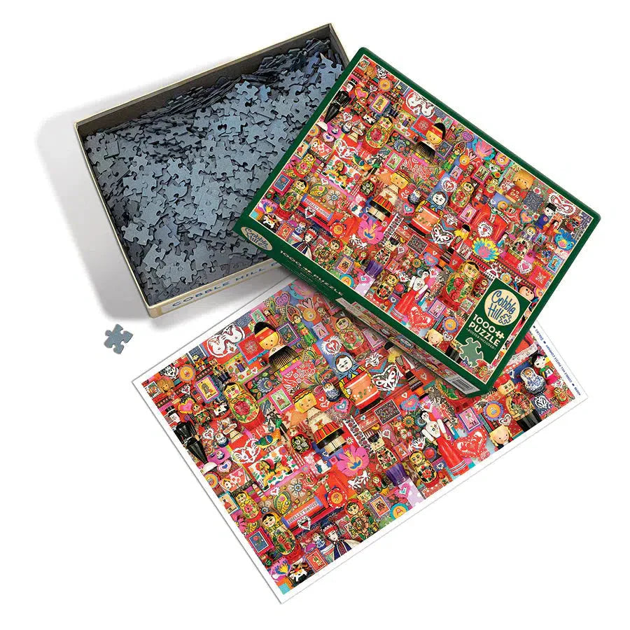 Dollies 1000 Piece Jigsaw Puzzle Cobble Hill (ONLINE ORDER ONLY)