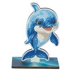 Dolphin "Ocean" Crystal Art Buddies Kit Craft Budd (ONLINE ORDER ONLY)