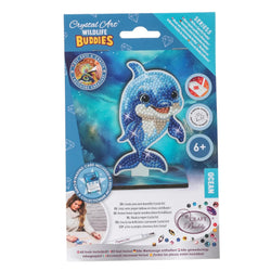 Dolphin "Ocean" Crystal Art Buddies Kit Craft Budd (ONLINE ORDER ONLY)