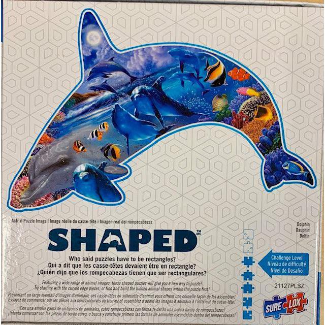 Dolphin Shaped 1000 Piece Jigsaw Puzzle Sure Lox (ONLINE ORDER ONLY)