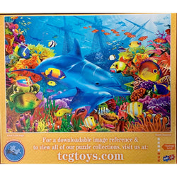 Dolphin Shipwreck Art Gallery 300 Piece Jigsaw Puzzle Sure Lox (ONLINE ORDER ONLY)