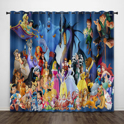 Donald Duck Curtains Pattern Blackout Window Drapes (Online Order Only)