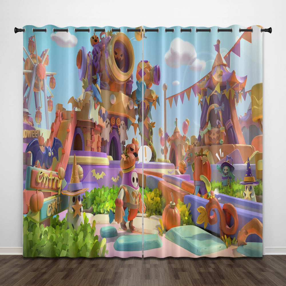 Donald Duck Curtains Pattern Blackout Window Drapes (Online Order Only)