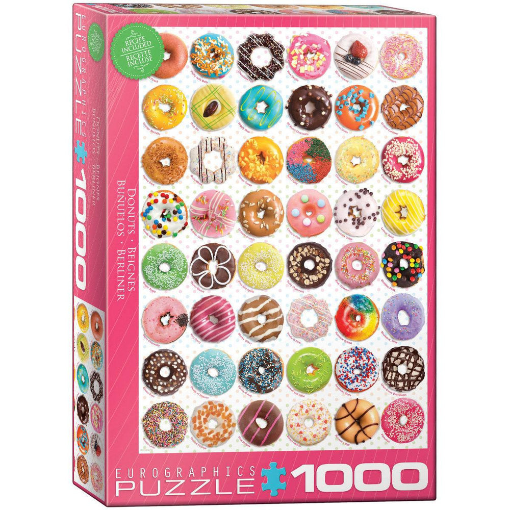 Donuts 1000 Piece Jigsaw Puzzle Eurographics (ONLINE ORDER ONLY)