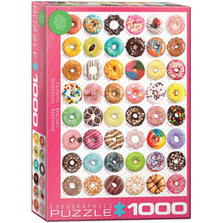 Donuts 1000 Piece Jigsaw Puzzle Eurographics (ONLINE ORDER ONLY)