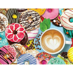 Donuts n' Coffee 500 Piece Jigsaw Puzzle Springbok (ONLINE ORDER ONLY)