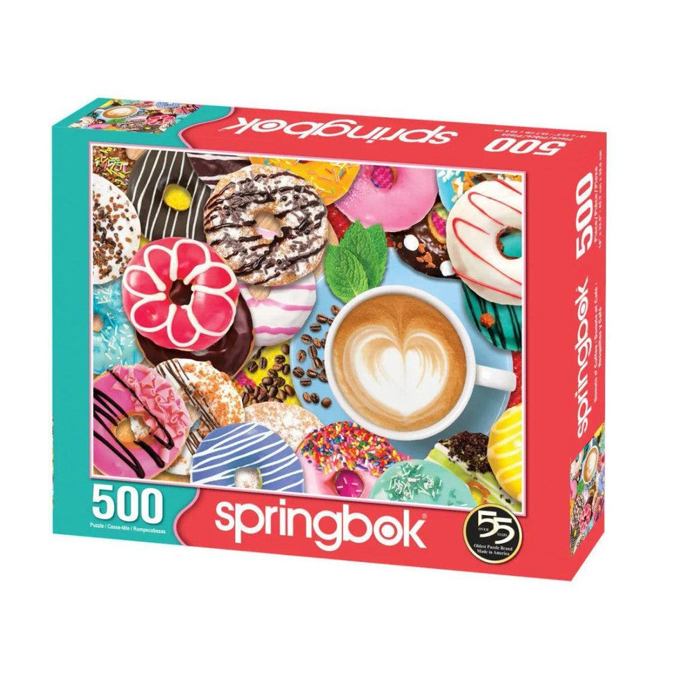 Donuts n' Coffee 500 Piece Jigsaw Puzzle Springbok (ONLINE ORDER ONLY)