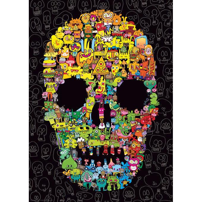 Doodle Skull Burgerman 1000 Piece Jigsaw Puzzle Heye (ONLINE ORDER ONLY)