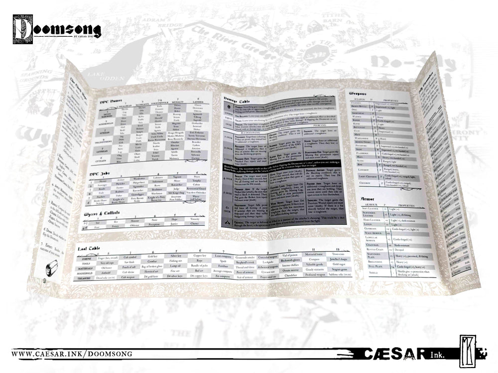 Doomsong RPG: Corebook (ONLINE ORDER ONLY)