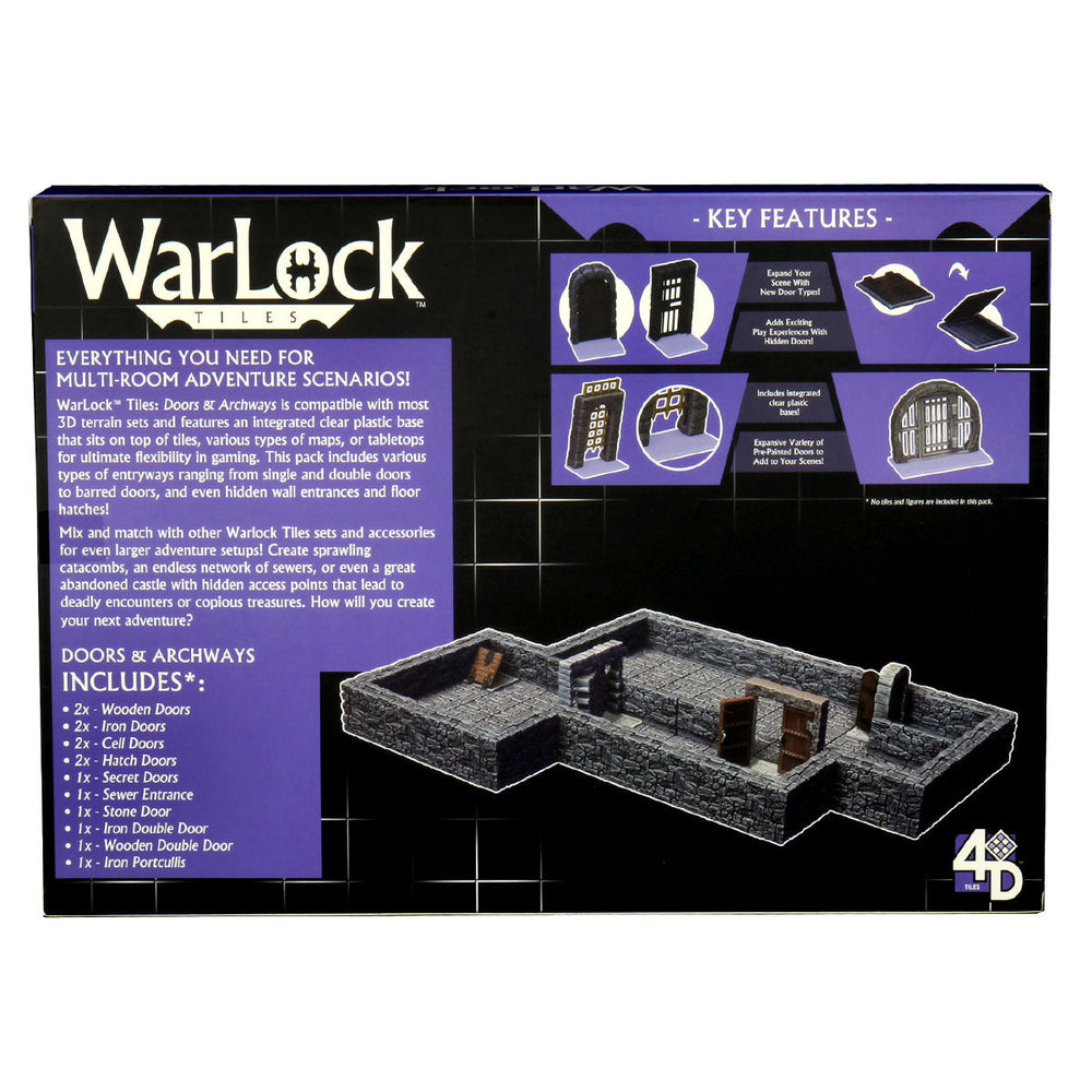 WarLock Tiles: Doors & Archways (ONLINE ORDER ONLY)