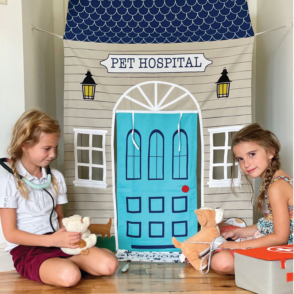 Pet Hospital Doorway Storefront with Vet's Kit (ONLINE ORDER ONLY)