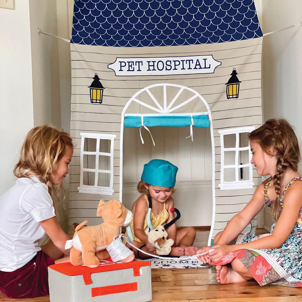 Pet Hospital Doorway Storefront with Vet's Kit (ONLINE ORDER ONLY)