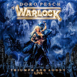 Warlock - Triumph & Agony Live (Marble Blue & White Vinyl) [Vinyl] (ONLINE ORDER ONLY)