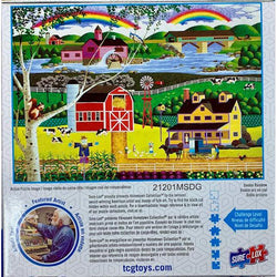 Double Rainbow Hometown Collection 1000 Piece Jigsaw Puzzle Sure Lox (ONLINE ORDER ONLY)