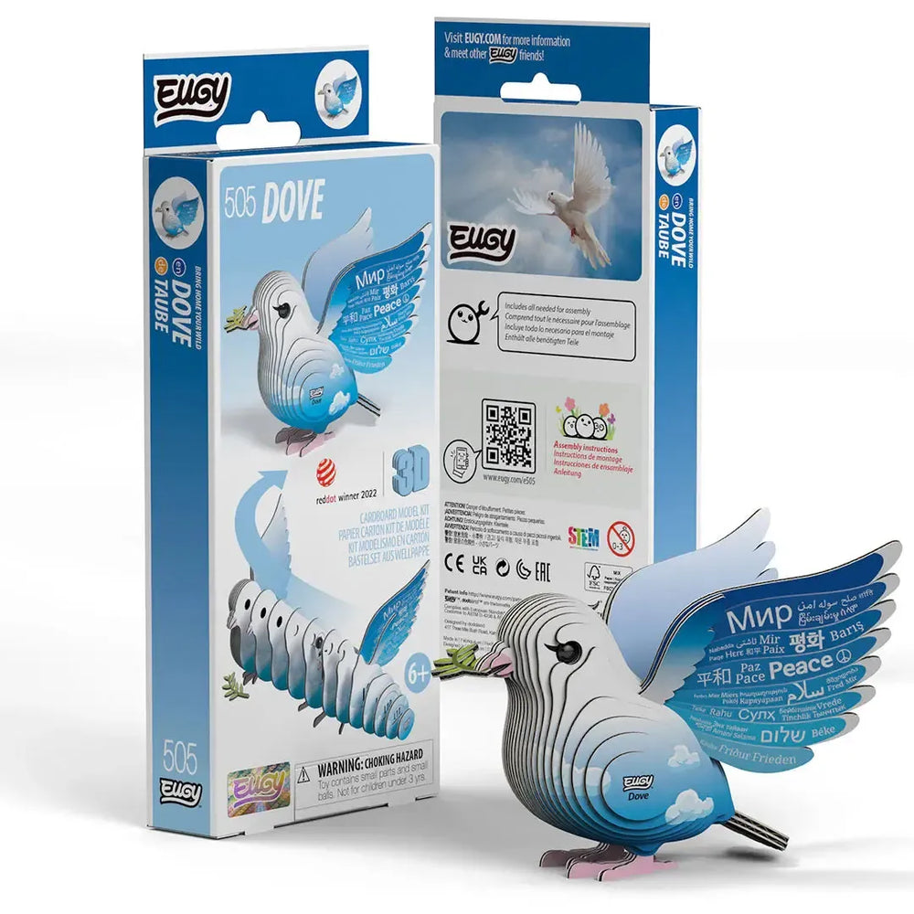 Dove 3D Cardboard Model Kit Eugy (ONLINE ORDER ONLY)