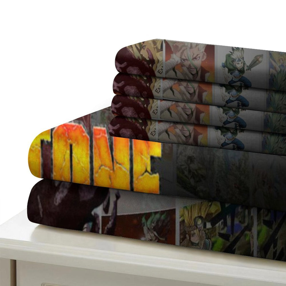 Dr Stone Hd Anime Bedding Set Duvet Cover Without Filler (Online Order Only)