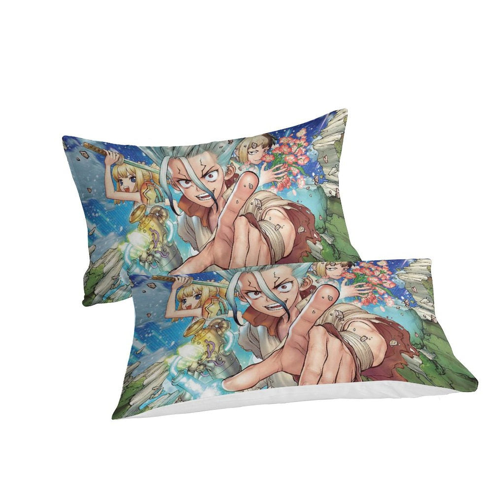 Dr Stone Hd Anime Bedding Set Duvet Cover Without Filler (Online Order Only)