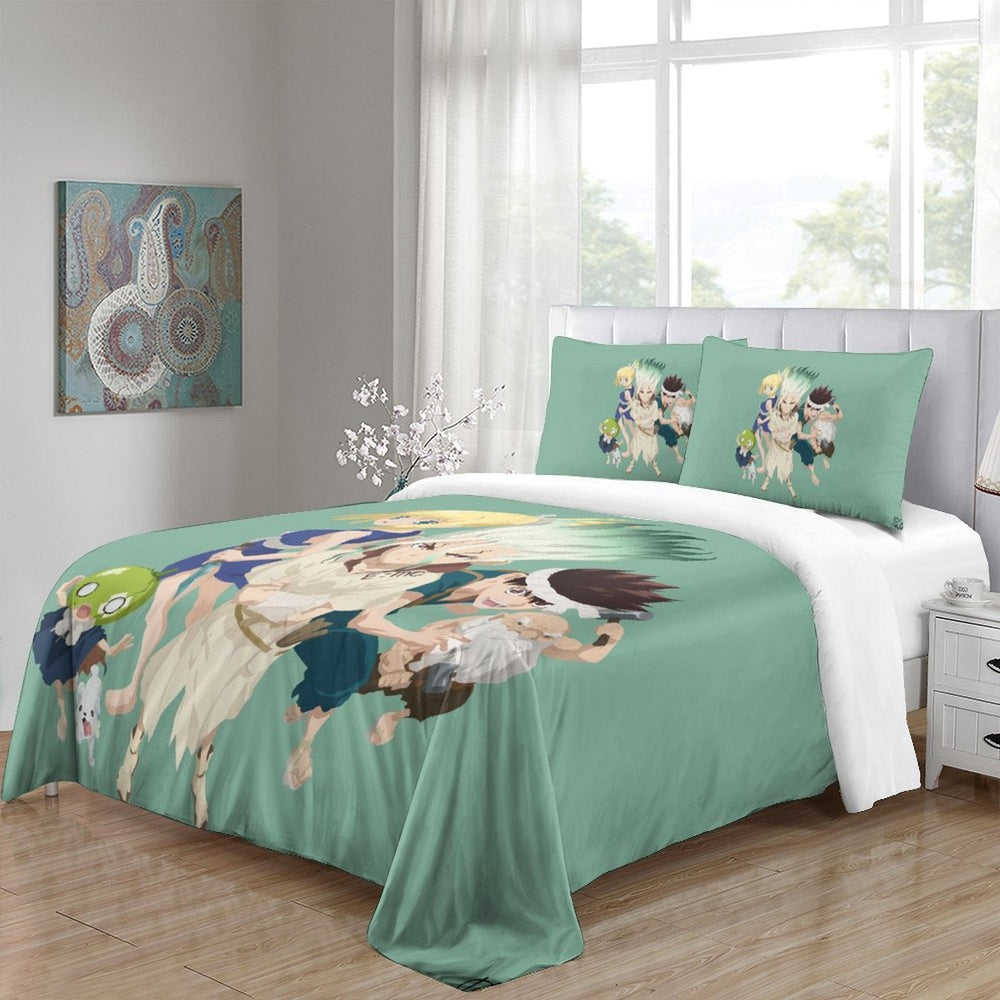 Dr Stone Hd Anime Bedding Set Duvet Cover Without Filler (Online Order Only)
