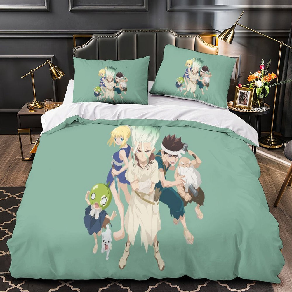 Dr Stone Hd Anime Bedding Set Duvet Cover Without Filler (Online Order Only)