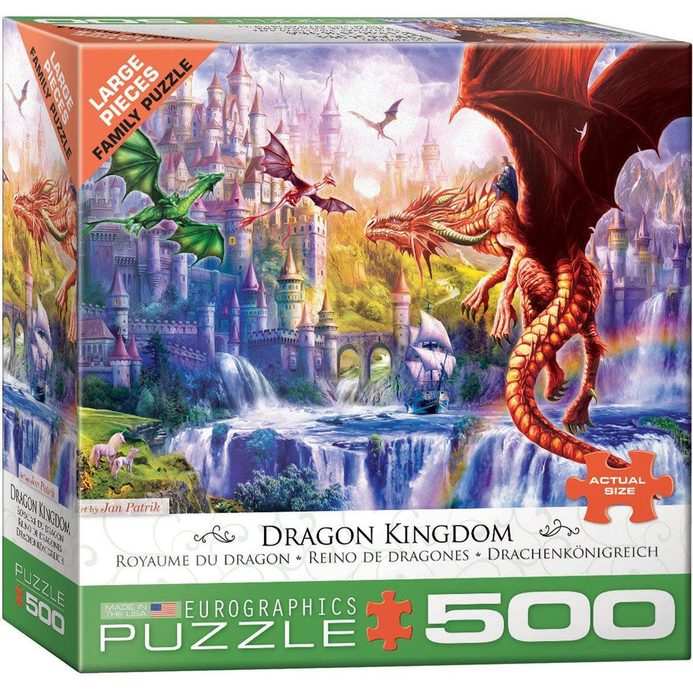 Dragon Kingdom 500 Piece Jigsaw Puzzle Eurographics (ONLINE ORDER ONLY)
