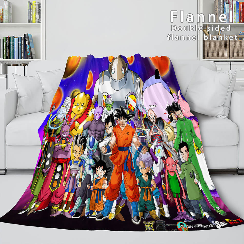 Dragon Ball Cosplay Flannel Blanket Throw Soft (Online Order Only)