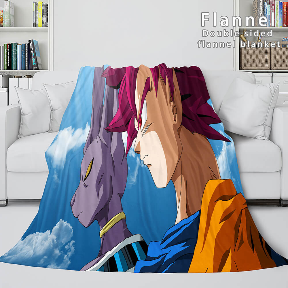 Dragon Ball Cosplay Flannel Blanket Throw Wrap (Online Order Only)