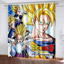 Dragon Ball Curtains Pattern Blackout Window Drapes (Online Order Only)