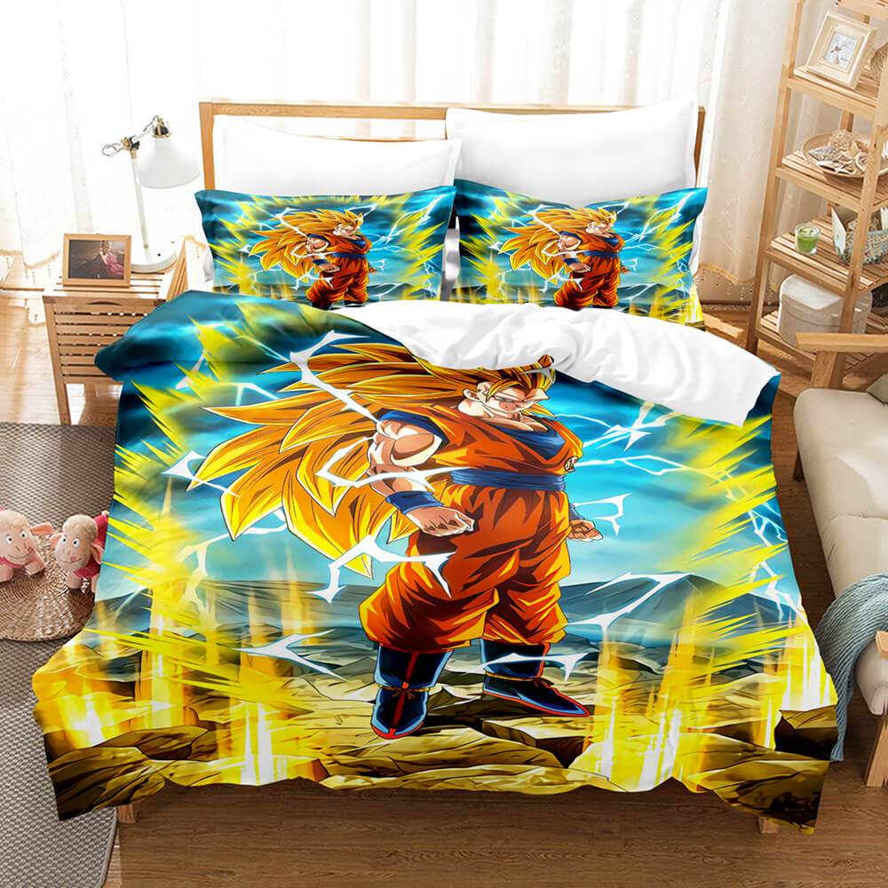 Dragon Ball Son Goku Kakarotto Bedding Set Duvet Cover (Online Order Only)