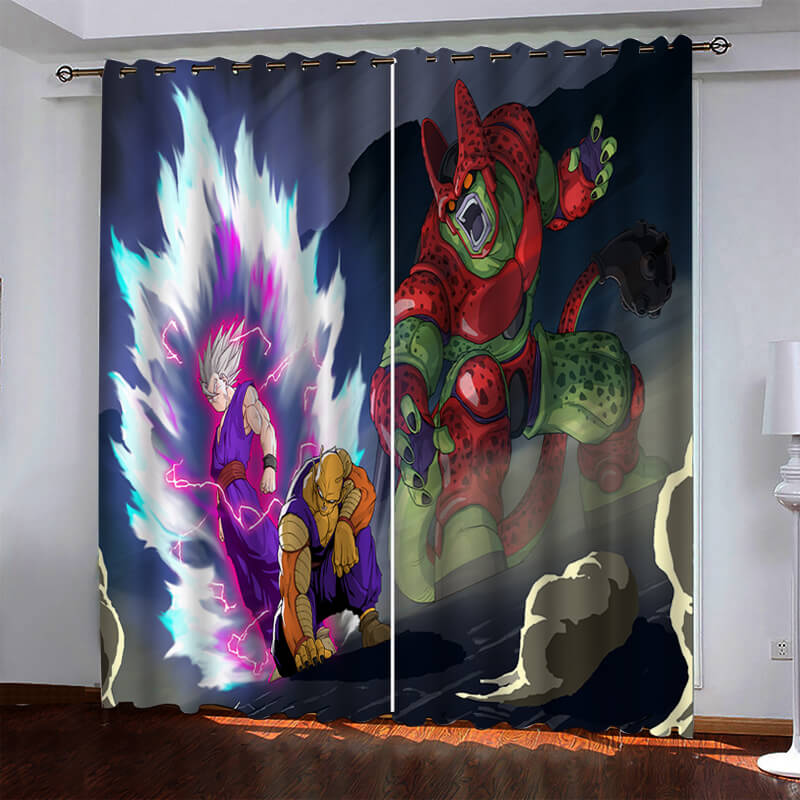 Dragon Ball Super Super Hero Curtains Blackout Window Drapes (Online Order Only)