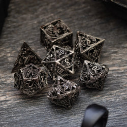 Dragon Hollow Metal DND Dice Set (ONLINE ORDER ONLY)