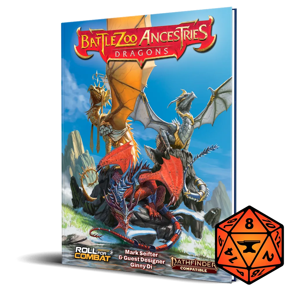 Battlezoo Ancestries: Dragons Hardcover & PDF (Online Order Only)