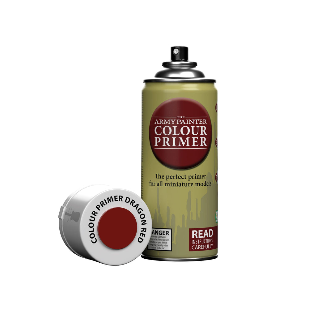Army Painter Colour Primer: Dragon Red (ONLINE ORDER ONLY)