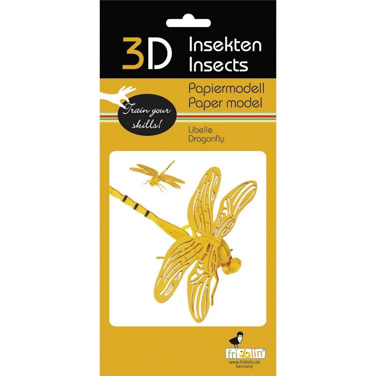 Dragonfly 3D Cardboard Model Kit Fridolin (ONLINE ORDER ONLY)